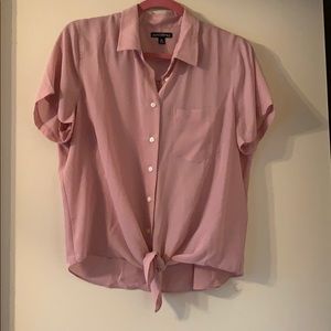J.Crew tie front blouse